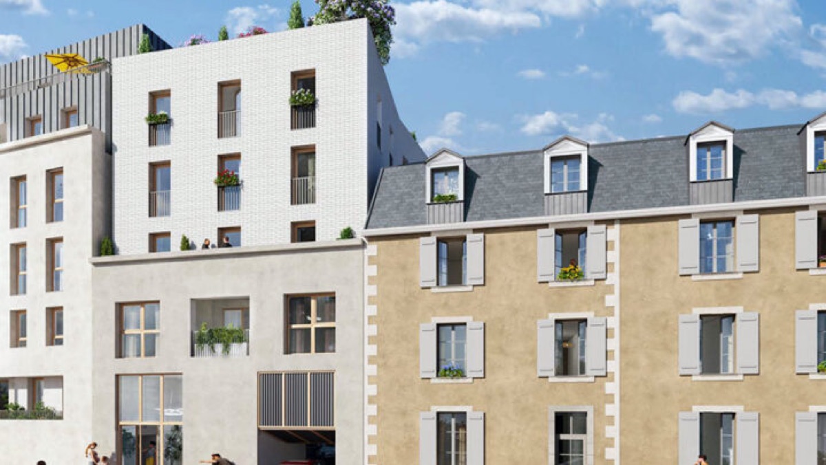 Logement ancien rénové mis en location dans une ville moyenne éligible